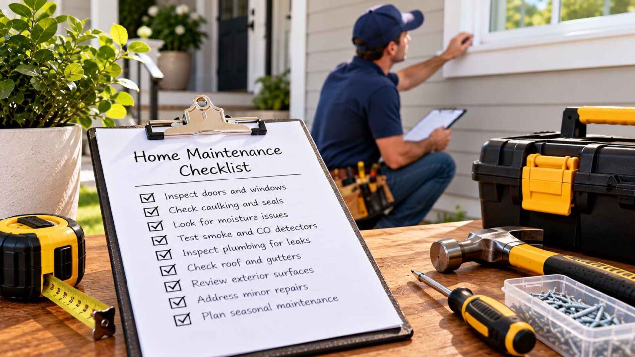 Home Maintenance Checklist in Action